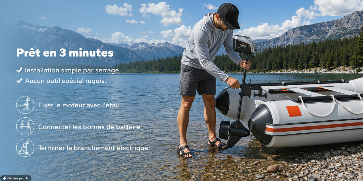 Moteur hors-bord électrique Argoseeker pour explorer les eaux en toute liberté