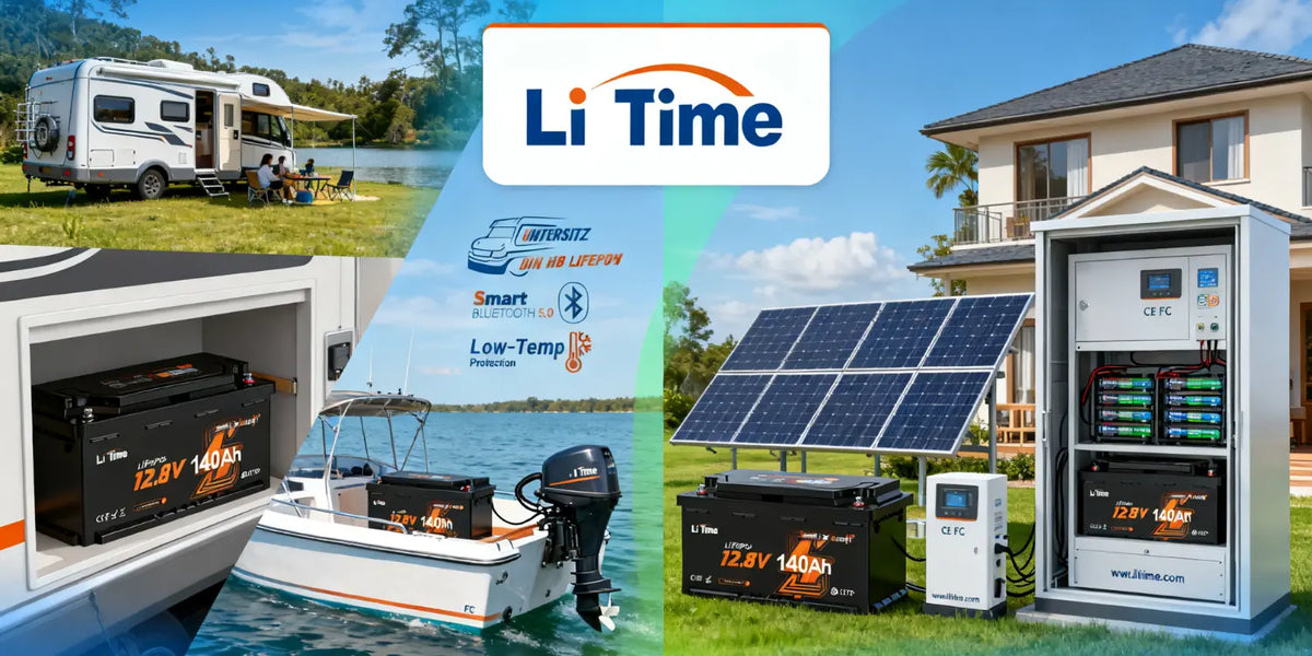 Conçues pour durer : les batteries LiTime LiFePO₄ de confiance