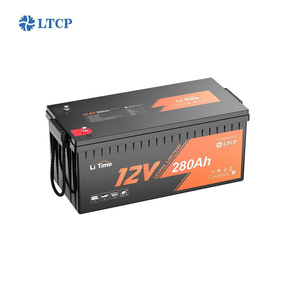 LiTime Batterie 12V 280Ah LiFePO4 - Prot. Temp. Basse