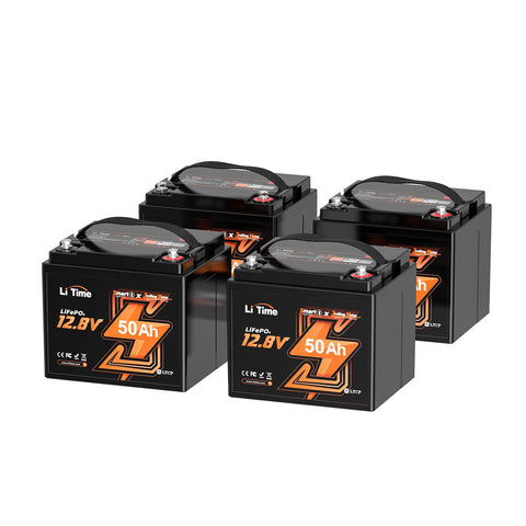 ⚡BF SALE Hors Taxes : 137.99€⚡12V 50Ah Batterie au lithium Bluetooth pour bateaux à moteur électrique