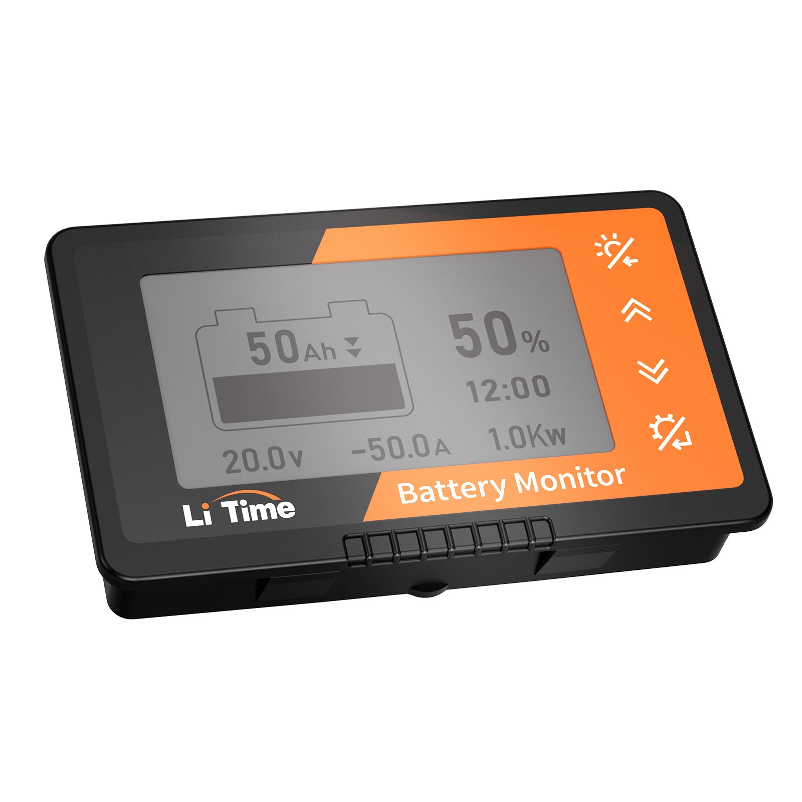 LiTime 500A Chargeur de batterie avec écran LCD et shunt