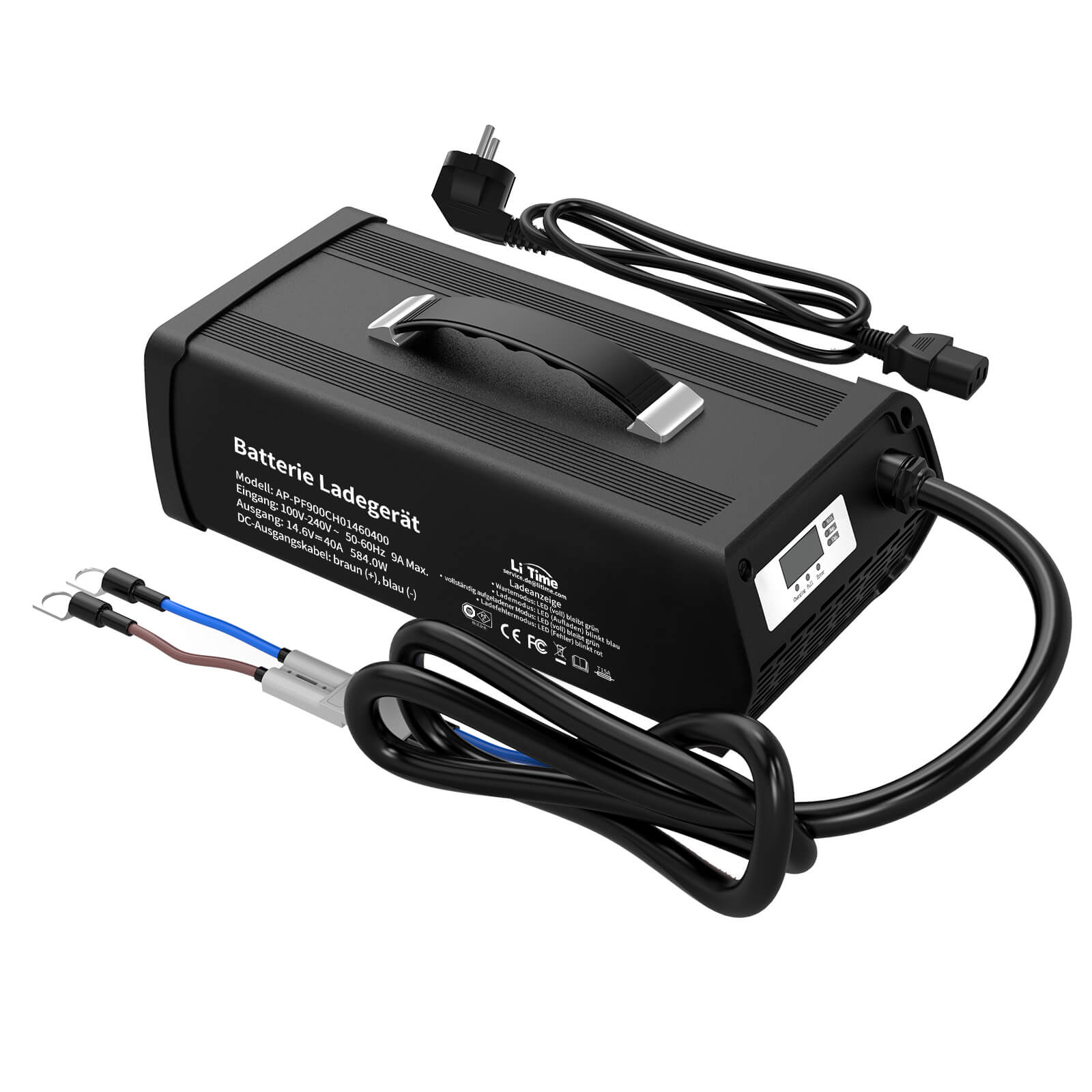 LiTime 14.6V 40A Cargador para Baterías LiFePO4 12V