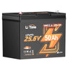 24V 50Ah Batterie Lithium Low-Temp Bluetooth pour Moteurs Électriques de Bateaux