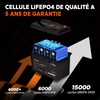 LiTime 12V 100Ah TM Batterie Lithium pour Moteur Marin