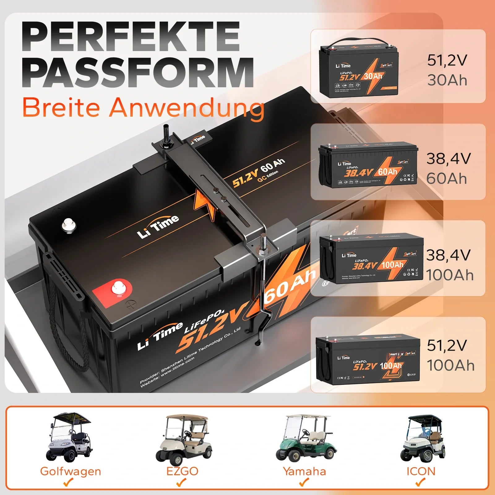 LiTime 36V 18A Chargeur de Pile au Lithium