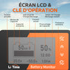 LiTime 500A Chargeur de batterie avec écran LCD et shunt