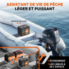 24V 50Ah Batterie Lithium Low-Temp Bluetooth pour Moteurs Électriques de Bateaux