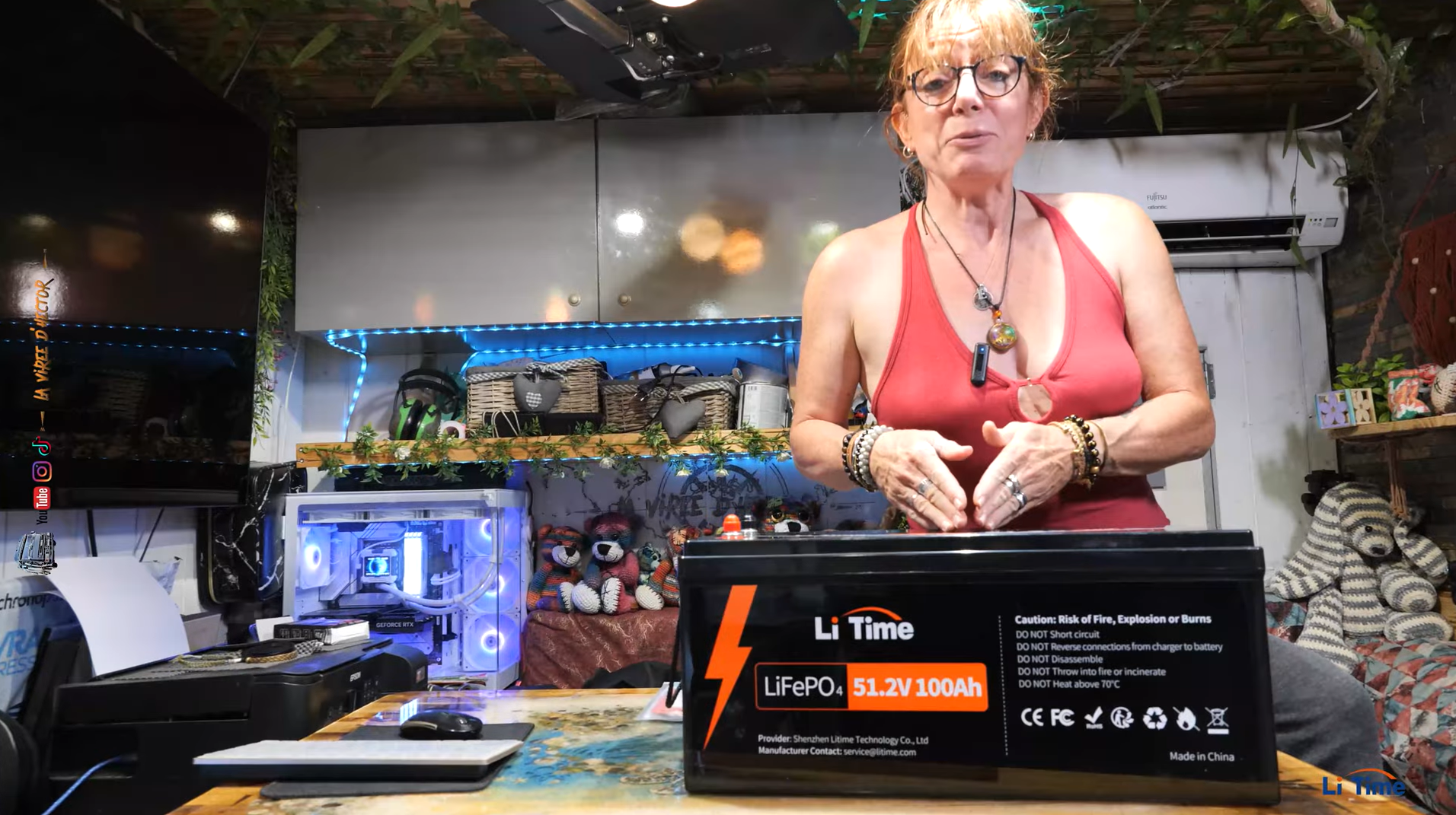  207 - Batterie LiTime 51.2V 100Ah 🔋 LiFePO4 autonome #vanlife #solaire #offgrid