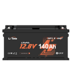 Batterie Lithium 12V 140Ah H190 pour Camping-Car – Bluetooth & Installation sous Siège - Sous le Siège, DIN H8