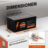 LiTime 24V 200Ah Piles au lithium LiFePO4 du groupe 8D