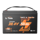 LiTime 36V 50Ah Batteries Lithium Bluetooth Group 31 Moteur Trolling Marine