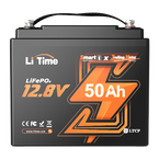 12V 50Ah Bluetooth Batterie Lithium Cycle Profond Protection Froid pour Bateaux Électriques