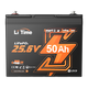24V 50Ah Batterie Lithium Low-Temp Bluetooth pour Moteurs Électriques de Bateaux