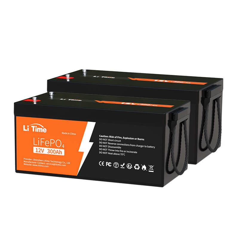 LiTime 12V 300Ah Deep Cycle Lithium LiFePO4 Batterie