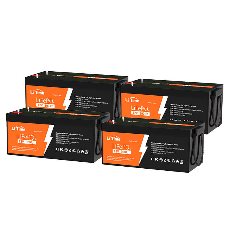 LiTime 12V 300Ah Deep Cycle Lithium LiFePO4 Batterie