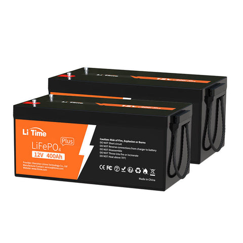 ⚡BK SALE :1,269.99 € ⚡LiTime 12V 400Ah Lithium LiFePO4 Batteria