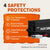 LiTime Caricabatterie al Litio LiFePO4 da 12V (14.6V) 20A - LiTimeFR/IT/ES
