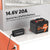 LiTime Caricabatterie al Litio LiFePO4 da 12V (14.6V) 20A - LiTimeFR/IT/ES