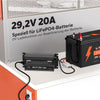 LiTime 24V 20A Chargeur de batteries au lithium pour batteries au lithium LiFePO4