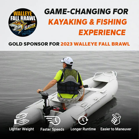 Batteria LiTime 12V 100Ah per pesca e kayak, sponsor Walleye Fall Brawl.