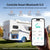 Batterie LiFePO4 LiTime 12V 200Ah Xtra-Mini avec Bluetooth pour camping-cars et camping | Cellules haut de gamme, 6000+ cycles à 100 % de DOD