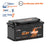 Batterie lithium LiFePO4 LiTime 12V 140Ah au format DIN H8, certifiée ECE-R10 pour installation sous siège de camping-car Fiat Ducato