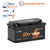 Batterie lithium LiFePO4 LiTime 12V 140Ah au format DIN H8, certifiée ECE-R10 pour installation sous siège de camping-car Fiat Ducato