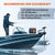 Batterie de décharge lente LiTime 12.8V 50Ah puissante pour moteur de dérive de bateau de pêche, idéale pour une puissance de traction maximale.
