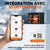 Application mobile connectée en Bluetooth 5.0 affichant l'état de charge SOC en temps réel d'une batterie lithium LiTime 24V 50Ah