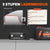 Graphique du mode de charge en 3 étapes (CC/CV) du chargeur LiTime 29,2V 20A pour optimiser la durée de vie de la batterie LiFePO4