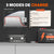 LiTime 24V 20A Chargeur de batteries au lithium pour batteries au lithium LiFePO4