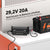 LiTime 24V 20A Chargeur de batteries au lithium pour batteries au lithium LiFePO4