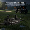 Protection étanche IP66 du chargeur LiTime 36V 15A, résistant à la poussière et aux conditions climatiques difficiles.
