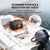 Dimensions et poids de la batterie marine LiTime 12V 165Ah installée sur un bateau pneumatique avec moteur hors-bord