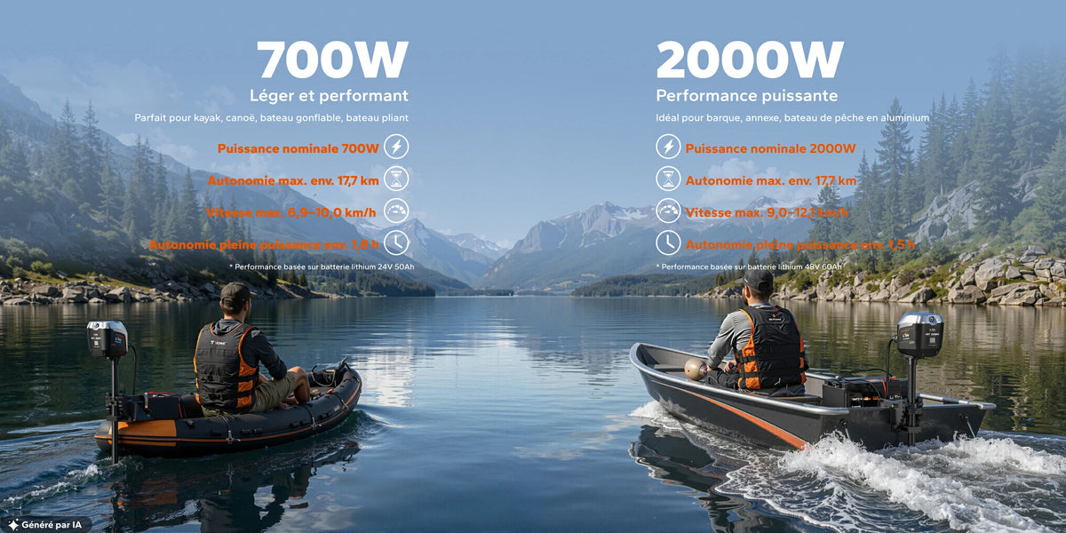 Moteur hors-bord électrique Argoseeker pour explorer les eaux en toute liberté