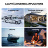 Applications de l'onduleur LiTime 2000W : camping-car, stockage d'énergie domestique, marine et camping.