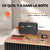 Contenu de la boîte et dimensions de l'onduleur LiTime 2000W : câbles, accessoires et télécommande LCD.