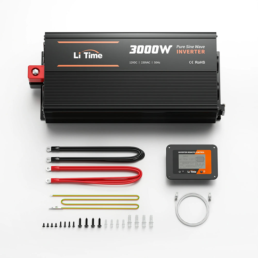 LiTime Onduleur 3000W Vue Frontale