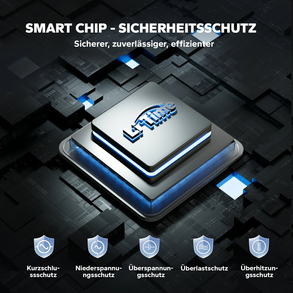 Onduleur LiTime 2000W avec puce intelligente offrant une protection complète contre les courts-circuits, surtensions, sous-tensions, surcharges et surchauffes