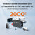 Onduleur pur sinus LiTime 1000W 12V DC vers 230V AC alimentant des appareils pour camping-car, puissance max 2000W