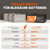 Comparatif pour remplacer 3 batteries plomb 12V 100Ah par une batterie lithium LiFePO4 LiTime 12V 300Ah pour camping-car, avec détails sur l'énergie, le BMS et la décharge à 100%